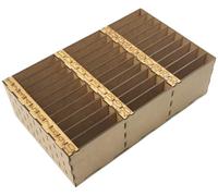 HobbyHold Porta Cellulari 30 Scomparti - Scatola Legno Aula Scuola | Custodia per smartphone numerati, ideale per insegnanti - organizzatore da scrivania per formazione e seminari, già montato