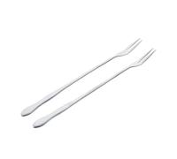 hobbyme Confezione da 5 forchette per sottaceti, per olive e sottaceti, per barattoli, cocktail, manico lungo, 20,3 cm