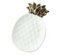 hobbyme Poggiamestolo a forma di ananas, poggiamestolo in ceramica per piano cottura, poggiamestolo per cucina da banco della cucina, supporto per utensili per mestoli, pinze, regalo moderno,