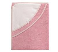 hobbymio.it Accappatoio triangolo Neonato da Ricamre a Punto croce, Accappatoio triangolo in spugna colorata, Accappatoio con tela aida (05 Rosa)