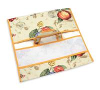 hobbymio.it Borsa porta vivande in tessuto da ricamare a punto croce, Porta Torte da ricamare a Punto Croce, Porta Torte da trasporto in Tessuto Trapuntato, tela aida (86 Pesche)
