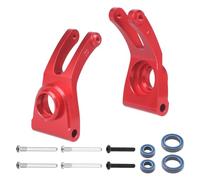 Hobbypark Mozzi posteriori in alluminio per Arrma 1/10 Granito 4X4, Typhon, Big Rock, Senton, sostituzione di AR330467, parti di opzione (rosso)