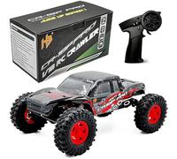 HobbyPlus CR-18P PRO Brushless Juice Up Edition RTR w HBW Electronics, 2,4 GHz 4CH TX - Telecomando Crawler, RC Rock Crawler 1/18 Full Lock 4WD Off-Road per adulti (rosso (HBP1810360-JURD))