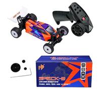 HOBBYPLUS Speck B 1/24 2WD Mini RC Car - RTR RC Buggy, Fast Mini Racing Buggy, Brushless Ready con ammortizzatori riempiti d'olio - Divertente veicolo da corsa per interni con telecomando per adulti