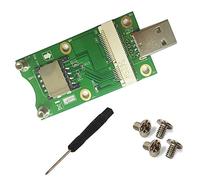 Hobbypower Adattatore da mini PCI-E a USB con slot per scheda SIM per modulo WWAN/LTE