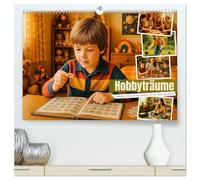 Hobbyträume - Einblicke in Freizeit und Hobbys von den 50ern bis 80ern (hochwertiger Premium Wandkalender 2026 DIN A2 quer), Kunstdruck in Hochglanz: Zeitreise zu kreativen Leidenschaften