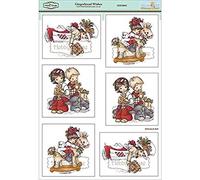 Hobbyware House HHEB005 Elisabeth Bell Topper Sheet, 8.3 by 12.2-Inch, Gingerbread Wishes