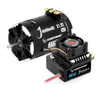 Hobbywing XeRun Justock Combo G3S + 21.5T G2.1 2050kV x 1:10 38020373 modellismo