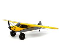 HobbyZone RC Aereo Carbon Cub S 2 1,3 m BNF Basic (trasmettitore, batteria e caricatore non inclusi) con cassaforte, HBZ32500, giallo