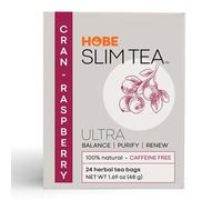 Hobe Labs Ultra Slim Tea Cran-Lampone - Borse 24 di tè