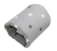 HOBEA-Germany mini cuscino per l'allattamento da braccio piccolo da viaggio cuscino per l'allattamento da viaggio in vari design, modello: motivo a stella grigio