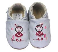 HOBEA-Germany Scarpe per bambini e bambine in diversi modelli:16/17 (0-6 mesi), Ragazza grigio