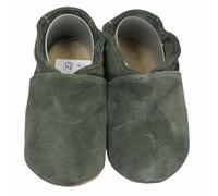 HOBEA-Germany Scarpe per Bambini e Bambine in Diversi Modelli… 18/19 (6-12 Mon), camoscio Oliva