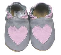 HOBEA-Germany Scarpe per Bambini e Bambine in Diversi Modelli (22/23 EU, Cuore Grigio)