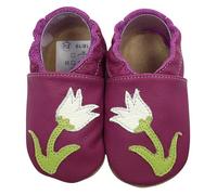HOBEA-Germany Scarpe per Bambini e Bambine in Diversi Modelli Tulipano Viola, Taglia 20/21