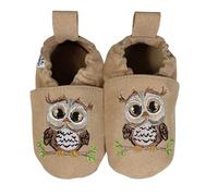 HOBEA-Germany scarpe vegane per bambini RecyStep realizzate con materiale riciclato Gufo beige 20/21
