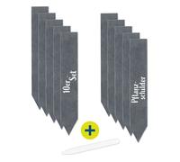 HOBERG Etichette Per Piante Etichette Di Piantagione Stecche Per Piante Ardesia