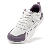 HOBIBEAR Scarpe Barefoot per donne e uomini, punta larga, comode scarpe da corsa per sentieri, viola, 41 EU Ancho