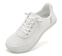 HOBIBEAR Scarpe Minimaliste a Piedi Nudi Senza Mani per Uomo e Donna | Caduta Zero | Scarpe Sportive alla Moda a Larghezza Ampia, bianco, 42 EU Ancho