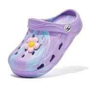 HOBIBEAR Unisex Bambini Zoccoli Classici Scarpe da Giardino Ragazze Ragazzi Antiscivolo Sandali da Spiaggia Carino Ciabatte