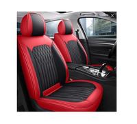HOBIVA Coprisedili universali per auto Fiat Abarth 500/Abarth 500C/Abarth 500 esseesse/Abarth 695, colore: nero/rosso
