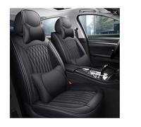 HOBIVA Coprisedili universali per auto Fiat Abarth 500/Abarth 500C/Abarth 500 esseesse/Abarth 695, lusso nero