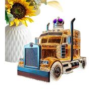 Hobngmuc Bottiglia Per Liquori | Decanter a Forma di Camion per Whisky,Contenitore Vuoto Statua Artistica Regalo Per Compleanno Papà Matrimonio Feste Uomini Casa Bar Cucina Collezione