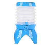 Hobngmuc Contenitore d'Acqua con beccuccio, Contenitore Pieghevole per Bevande liquide per Feste, Serbatoio 'Acqua Multiuso per Limonata, Latte, Bevande, tè (3,5 L)
