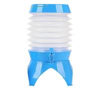 Hobngmuc Contenitore d'Acqua con beccuccio, Contenitore Pieghevole per Bevande liquide per Feste, Serbatoio 'Acqua Multiuso per Limonata, Latte, Bevande, tè (5,5 L)