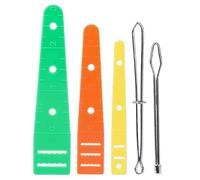 Hobngmuc Passacorda per,Set 5 Pezzi Portatile in Acciaio Inossidabile Flessibile | Set Cordoncino | per Pantaloni Pantaloni Casual Giacche Maglie Borse Pantaloncini