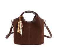 Hobo Bag Borsa a tracolla di grande capacità Borse a tracolla singola per le donne Lavoro Viaggi Pendolarismo Incontri, Marrone, 9.06*7.09*3.94inch