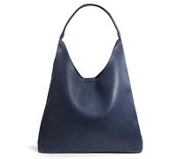 Hobo Bags - Borsa a tracolla da donna in morbida pelle vegana, Blu navy