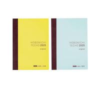 Hobonichi Techo 2025 - Libro originale [giapponese/A6/inizio gennaio/inizio lunedì/6 mesi x 2libri/pianificatore]