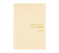 Hobonichi Techo 2026 - Libro originale, formato A6, inglese, giornaliero, inizio gennaio, inizio lunedì, pianificatore