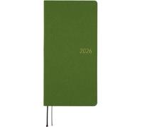 Hobonichi Techo 2026 settimane colori verde antico planner slim giapponese in...