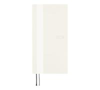 Hobonichi Techo 2026 Spring Weeks - White Line: Ivory (giapponese, alto e sottile, agenda di inizio aprile)