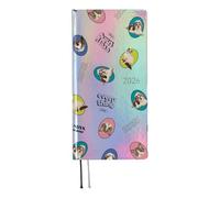 Hobonichi Techo 2026 Weeks - Candy Stripper: Random Dog & Cat (Aurora) (Inglese, Alto e sottile, inizio gennaio)