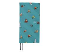 Hobonichi Techo 2026 Weeks MEGA - Bow & Cravatta: Nella foresta (Inglese, Alto e Sottile, Inizio Gennaio)