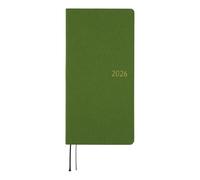 Hobonichi Techo 2026 Weeks MEGA - Colori: Verde Antico (Inglese, Alto & Slim, Inizio Gennaio)