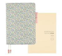 Hobonichi Techo A5 - Inizio aprile - Liberty Fabrics: Sasha Kiora [libro giapponese cugino]