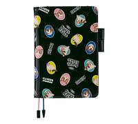 ほぼ日 Hobonichi Techo A5 Planner Cover - Candy Stripper: Random Dog & Cat (Black) (Cousin Size, Cover Only)