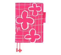 ほぼ日 Hobonichi Techo A5 Planner Cover - Makoto Matsubayashi: Pink Flowers (Cousin Size, Cover Only)