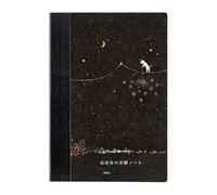 ほぼ日 Hobonichi Techo Accessories - Hiroko Kubota: taccuino grafico (A6) - Un'altra notte di stelle filanti cadenti