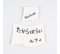 Hobonichi Techo Accessories - One PIECE Magazine: Vivre Card & Treasure Tab LetterPrinted Card