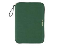 Hobonichi Techo - Copertina per cugino, formato A5, in similpelle, con cerniera, colore: verde scuro