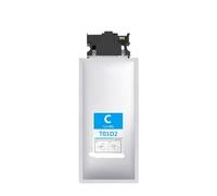 HOBXMFY Cartuccia d'inchiostro T01D1 T01D2 T01D3 T01D4 con inchiostro pigmentato compatibile con i modelli di stampante WorkForce Pro WF-C529RDTW WF-C579RD2TWF WF-C579RDTWF(T01D2-Cyan)