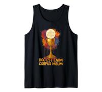 Hoc Est Enim Corpus Meum Eucaristia Latina Design Canotta