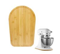 hocadon Tappetino Scorrevole in bambù Vassoio Scorrevole per Miscelatore Compatibile con Accessori Kitchen 4,5-5 Quart Utensili da Cucina Per Mixer Kitchenaid Di Utensili da Caffè