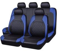 HOCAH Coprisedili Auto Pelle per Alfa Romeo Mito 2014-2015, Universale in Pelle PU Impermeabile Fodere Anteriori E Posteriori Auto Accessori,Blue