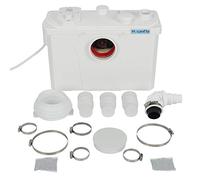 HOCANFLO 700W Grinder Sanitario Pompa per rifiuti silenziosa, 190 L/M Portata, Lavandino e Vasca da bagno con Filtro a carbone, 4 ingressi 1 uscita